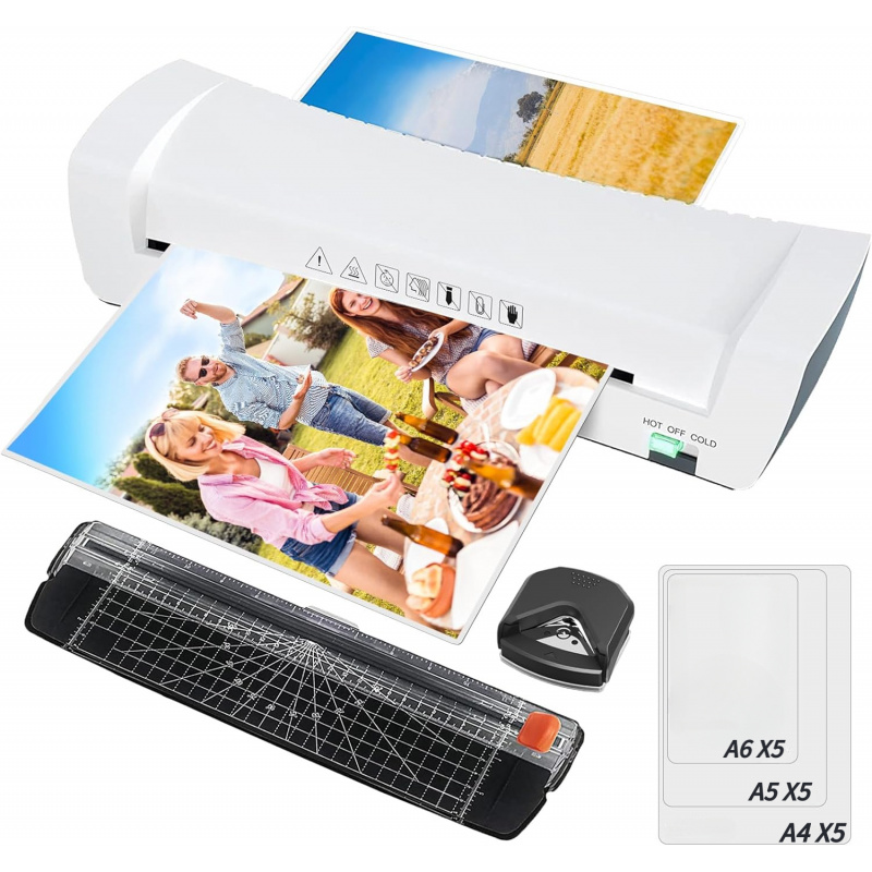 Foil Transfer Machine - A4Plastic laminating machine with hot and