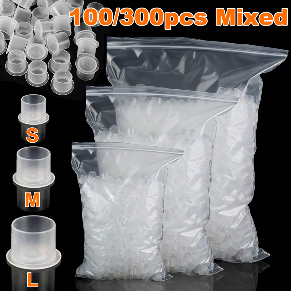 White Toner Transfer Paper - 300/100PCS Disposable Tattoo Ink Cups with