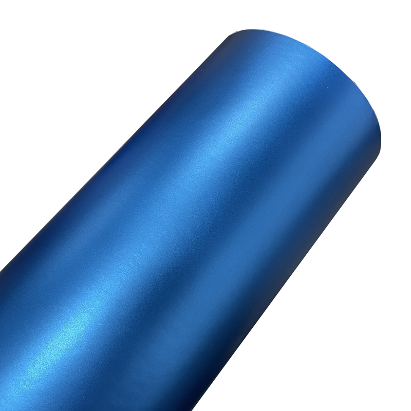 Heat Transfer Vinyl Roll - Premium Matte Metallic Blue Vinyl Wrap