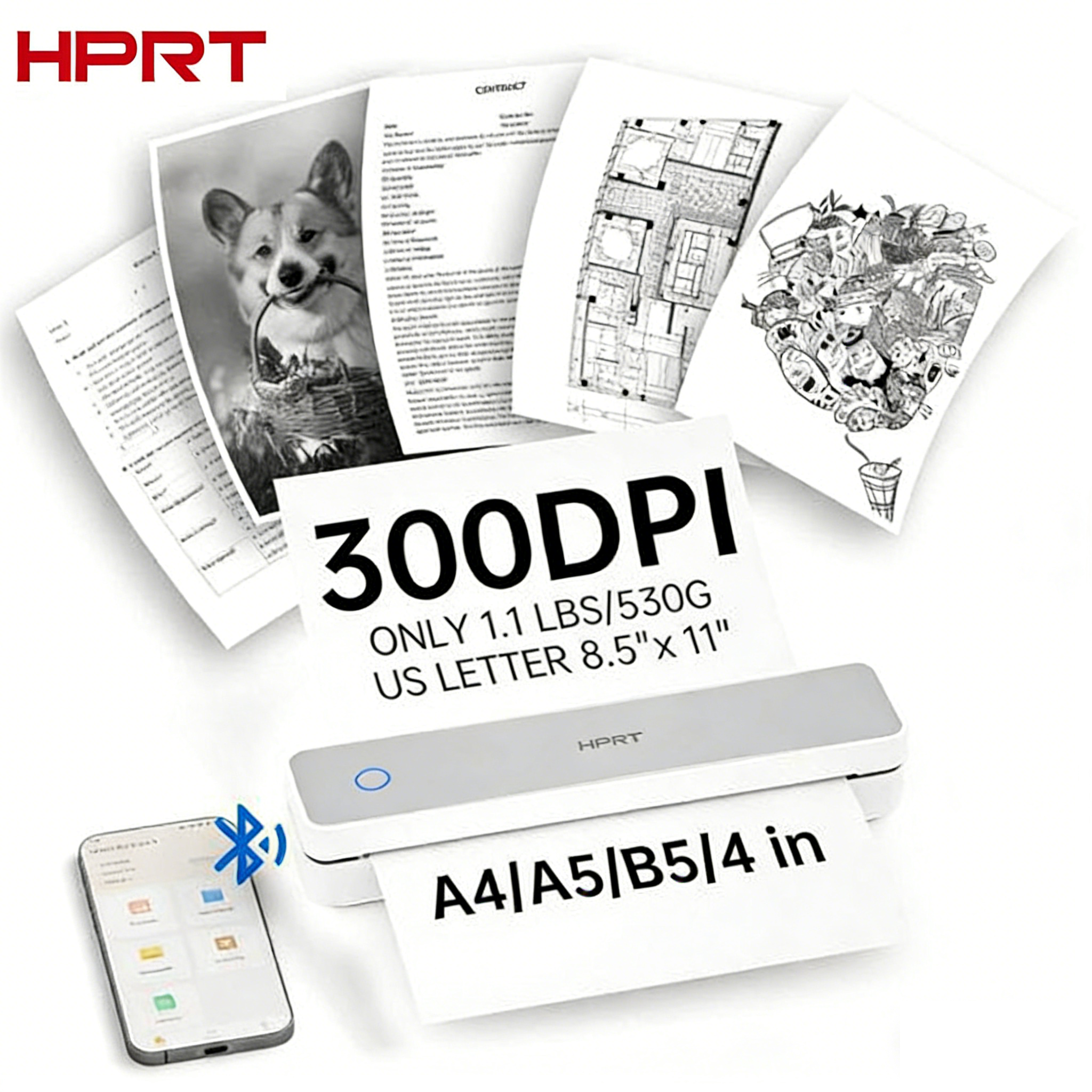 Commercial Photo Printer - HPRT MT610-Pro A4 Thermal Printer 300DPI