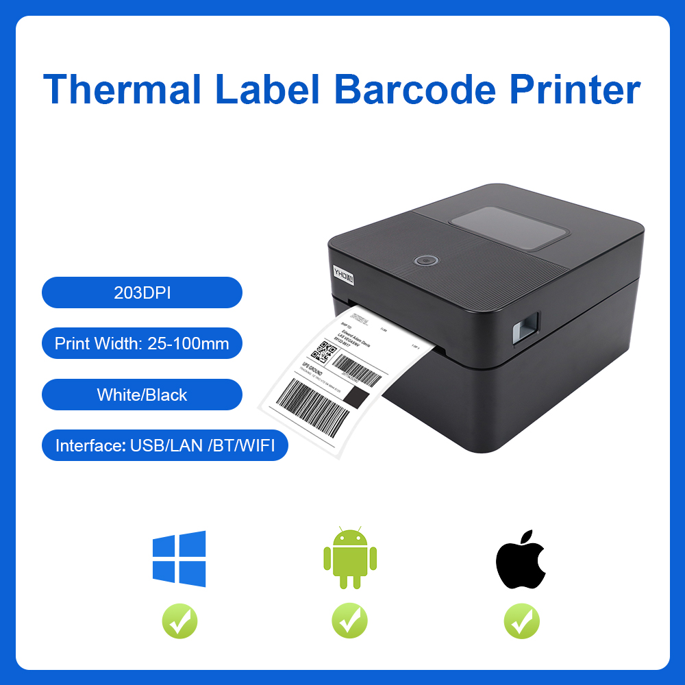 Commercial Printing Options - YHDAA 4 Inch Thermal Shipping Label