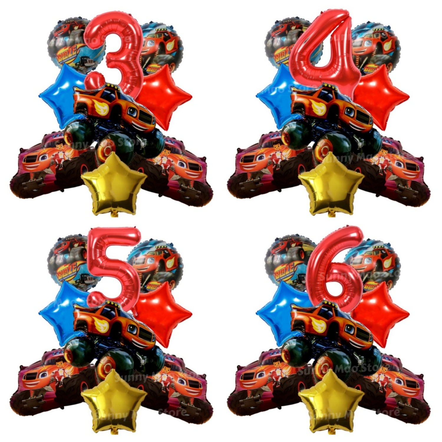 Foil Transfer Machine - Blaze Monster Birthday Decoration Balloons Paper