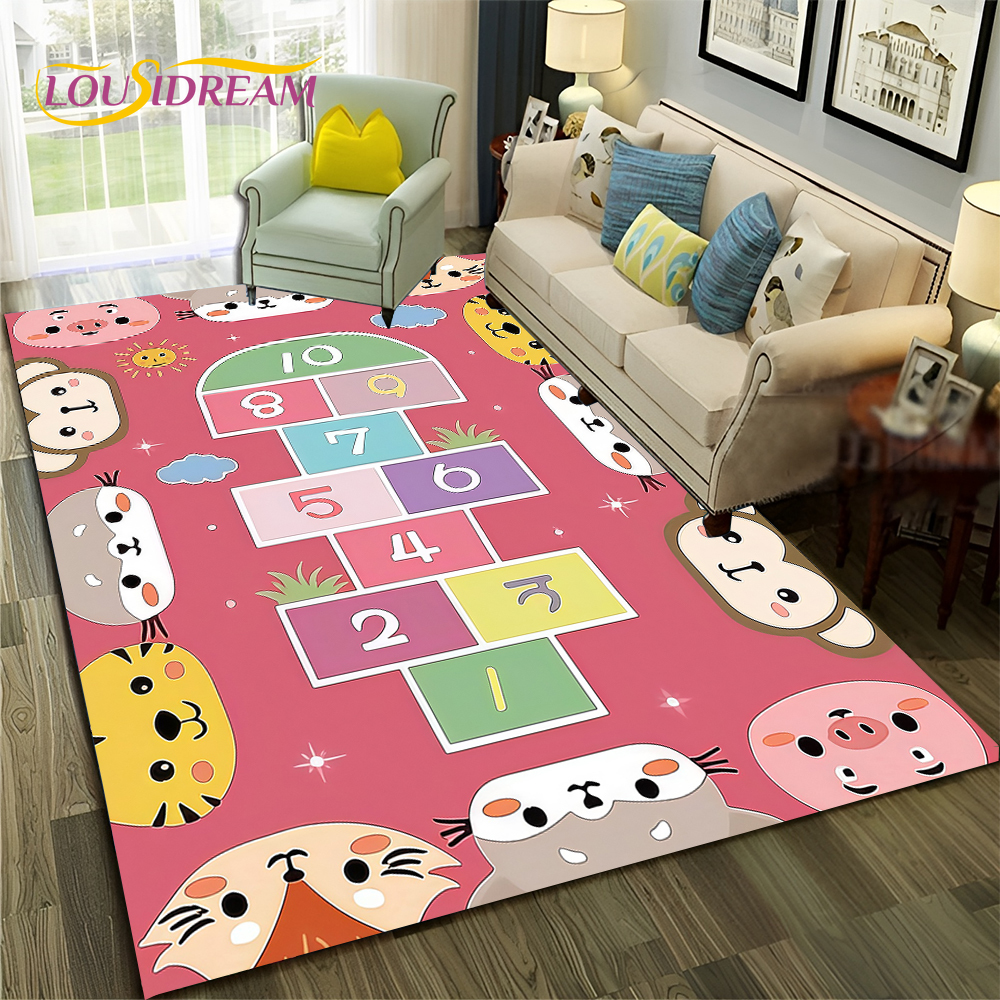 Commercial Printing Format - 2025 Funny Hopscotch Child Digital Games