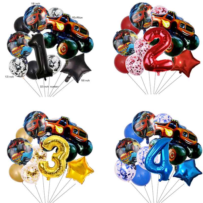 Foil Transfer Machine - Large Blaze Car Monster Balloon Boy