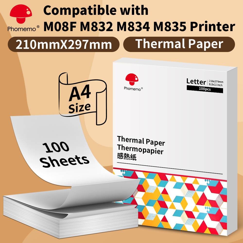 Phomemo A4 Thermal Printer Pap - Commercial Photo Printer recensie en prijs
