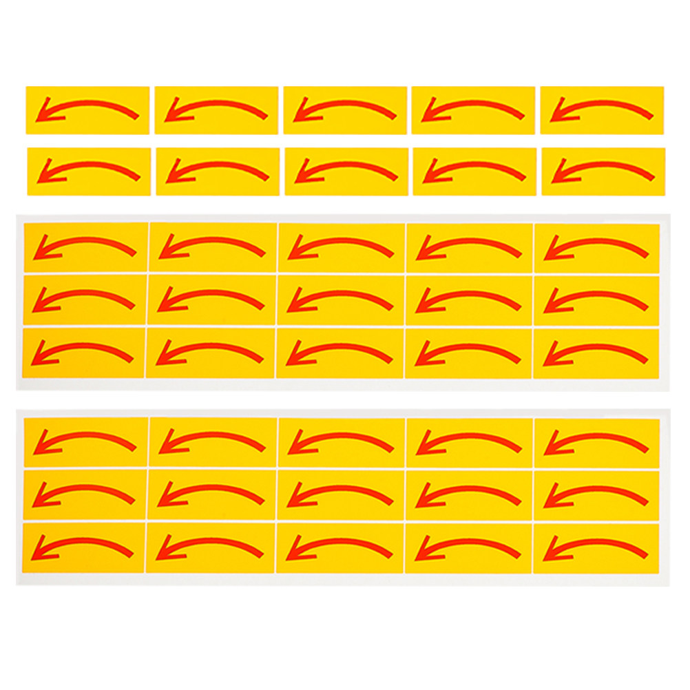 40Pcs Adhesive Direction Label - Commercial Printing Industry recensie en prijs