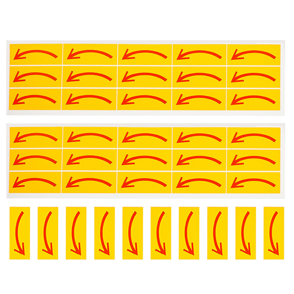 40Pcs Adhesive Direction Label - Commercial Printing Industry recensie en prijs