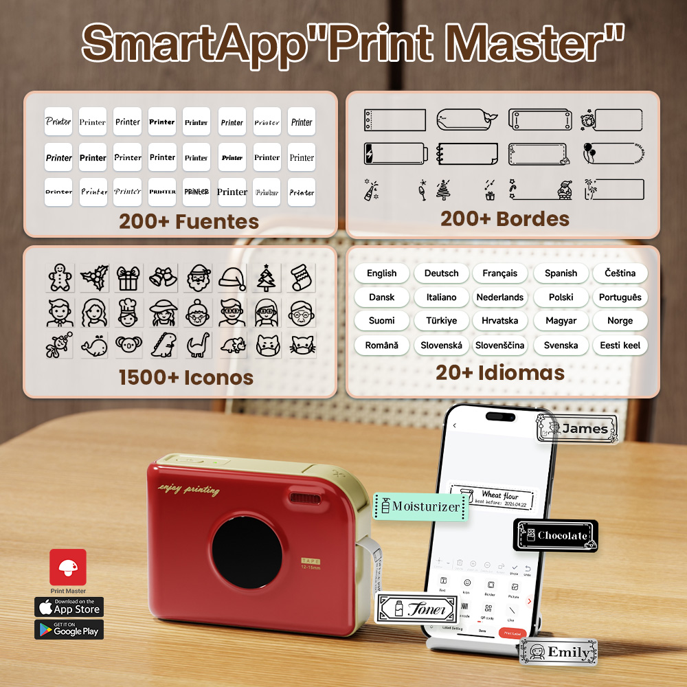 Phomemo A30 Mini Printer Wirel - Commercial Photo Printer recensie en prijs