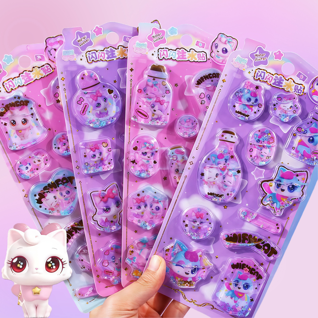 1PC Kawaii 3D Puffy Shaker Sti - Foil Transfer Machine recensie en prijs