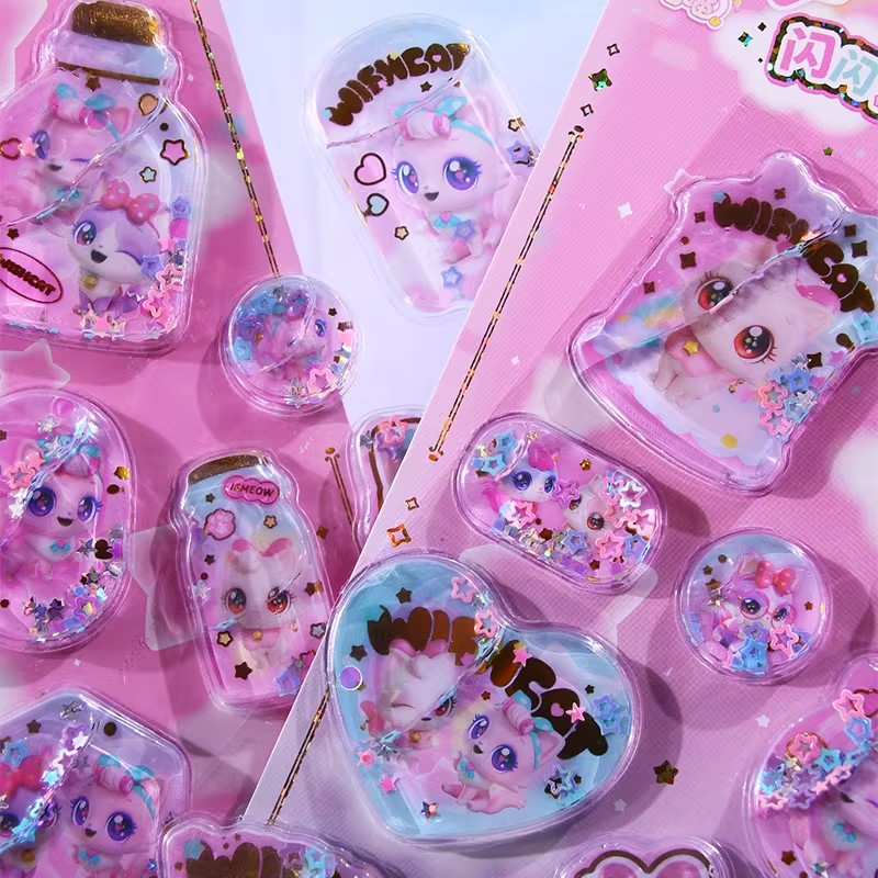 1PC Kawaii 3D Puffy Shaker Sti - Foil Transfer Machine recensie en prijs