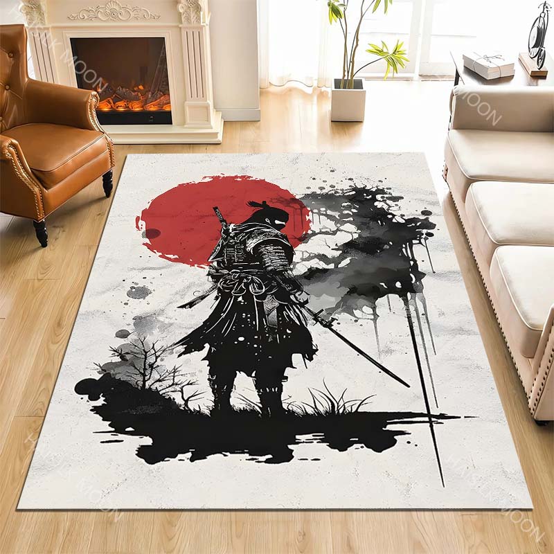 Samurai and red sun ink painti - Commercial Printing Ink recensie en prijs