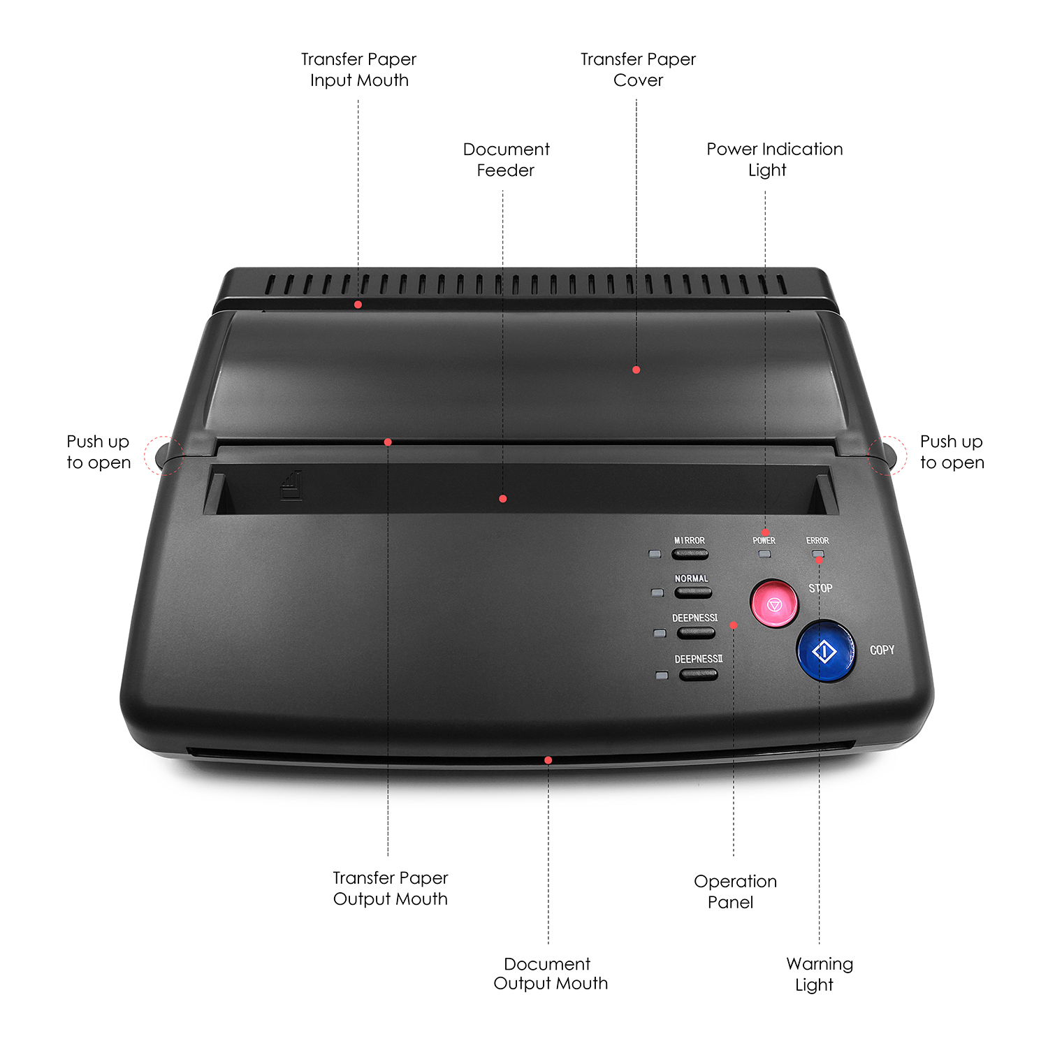 Tattoo Transfer Machine Stenci - Commercial Photo Printer recensie en prijs
