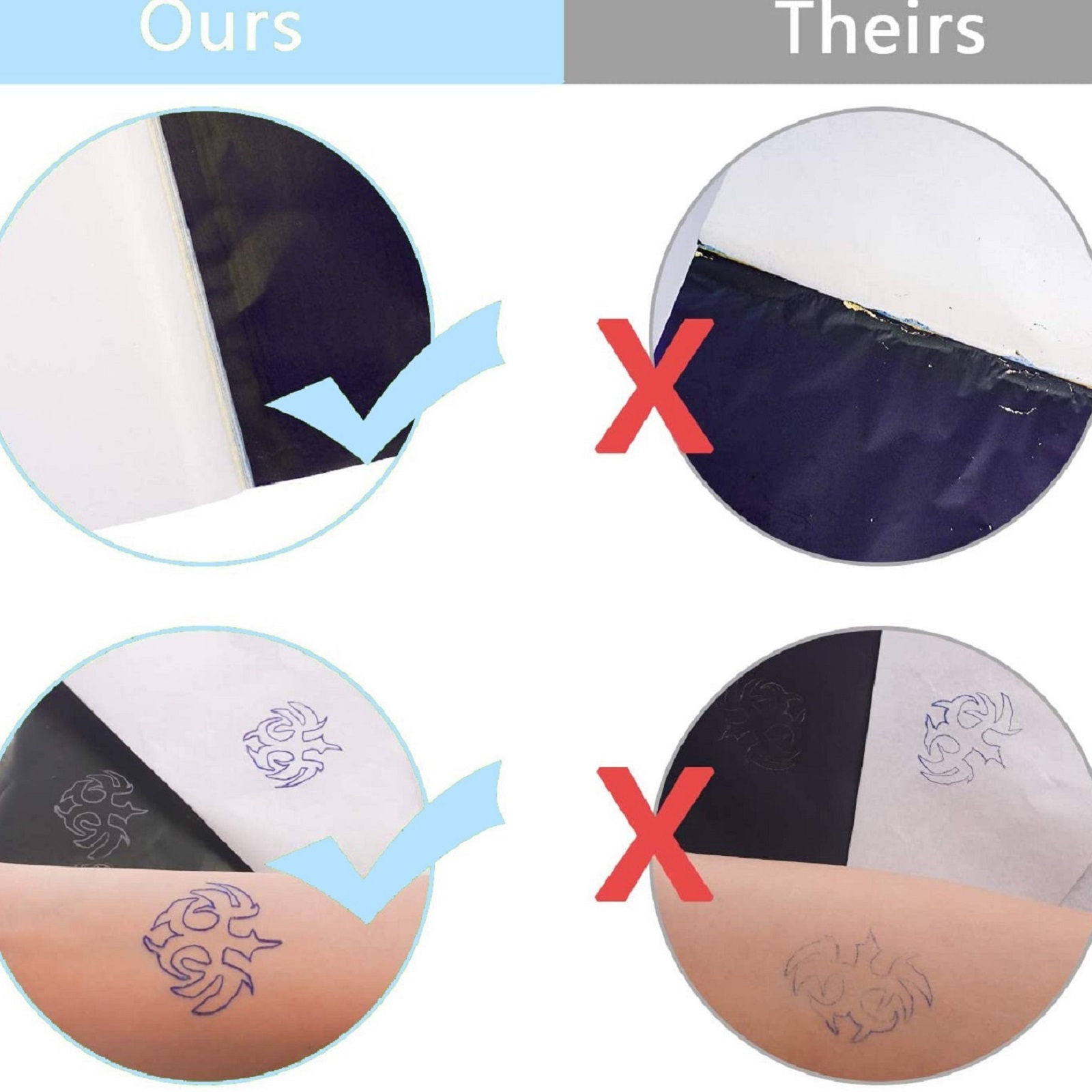 10/50/100Pcs Tattoo Transfer P - White Toner Transfer Paper recensie en prijs