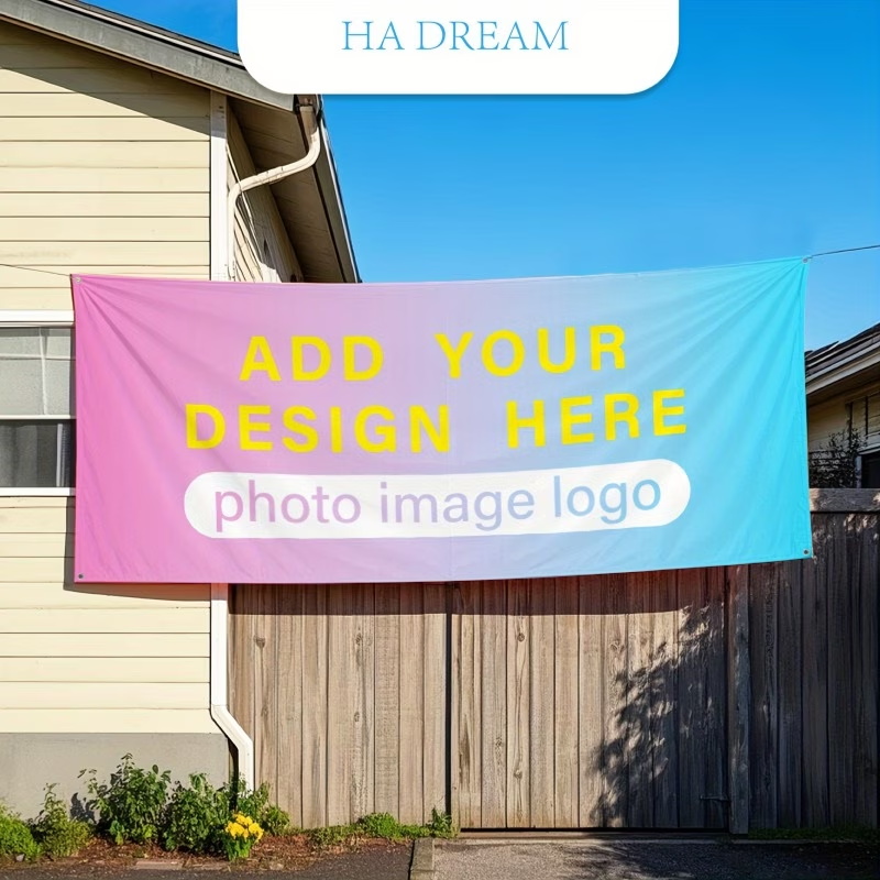 Any Size Custom Banner Flag Lo - Commercial Printing Logo recensie en prijs