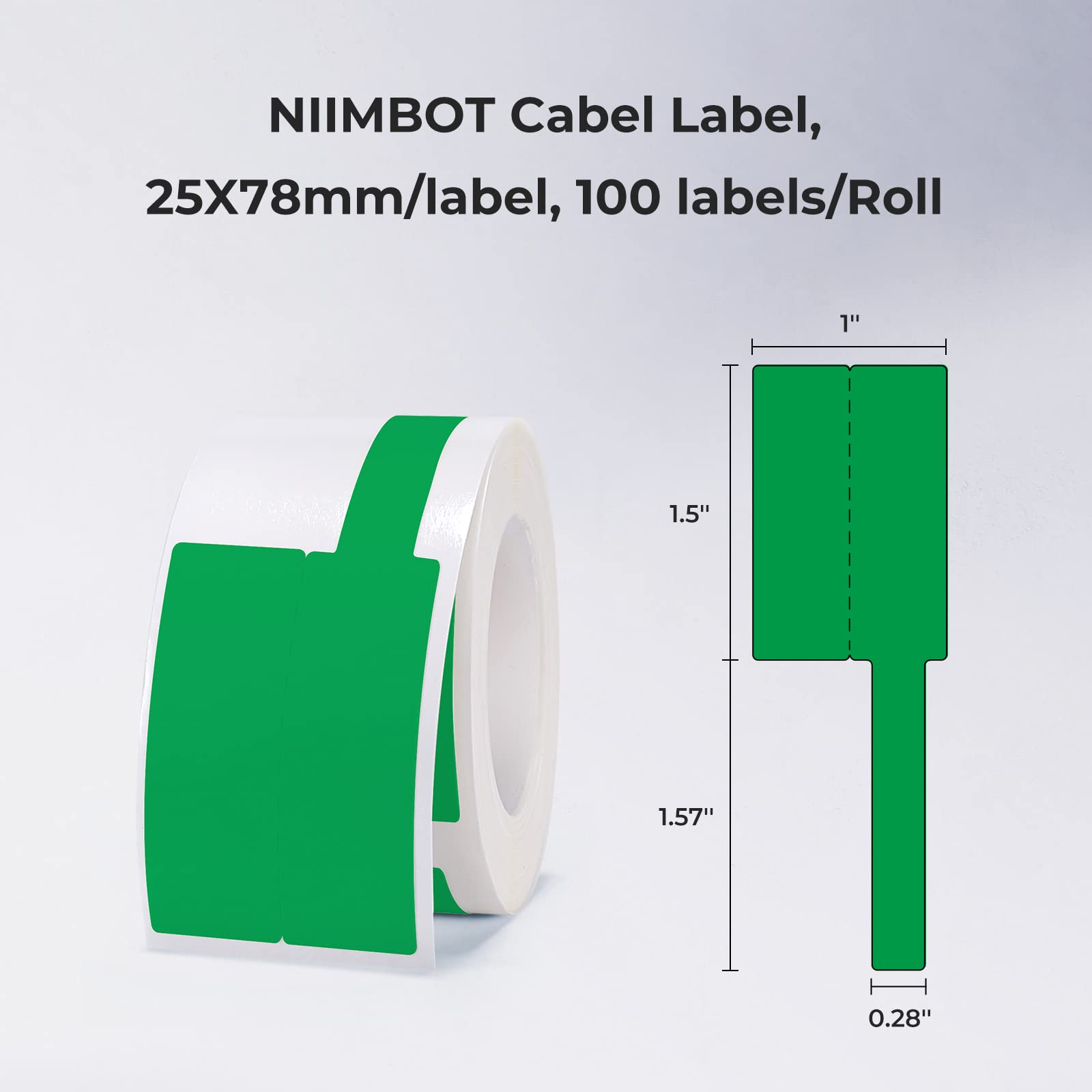 Niimbot Color Cable Label Wate - Heat Transfer Vinyl Roll recensie en prijs