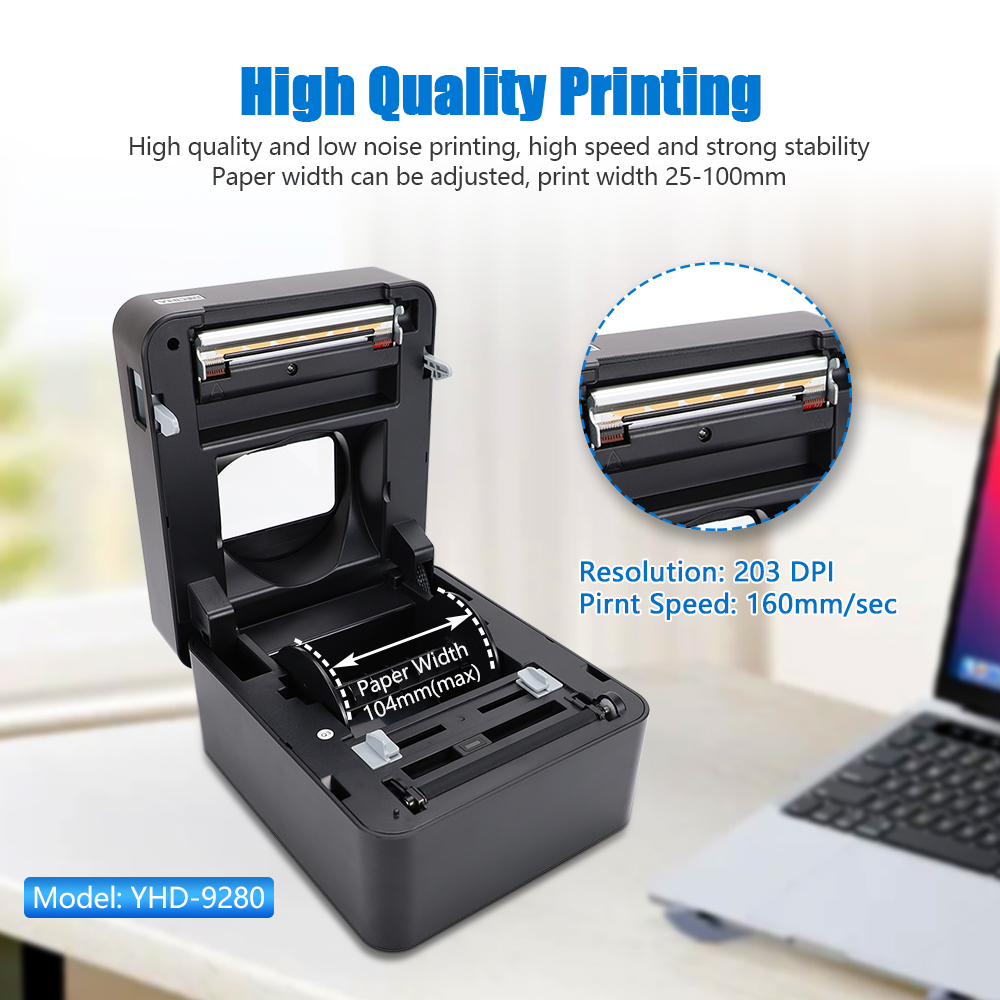 YHDAA 4 Inch Thermal Shipping  - Commercial Printing Options recensie en prijs