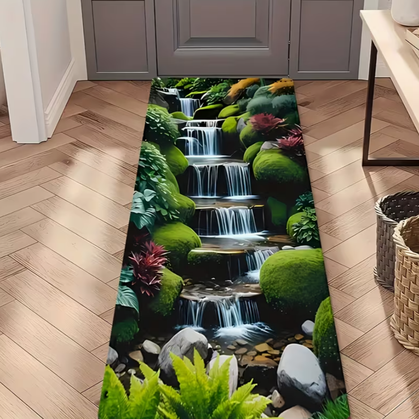 1pc Waterfall Forest Flower Pr - Commercial Printing Usa recensie en prijs
