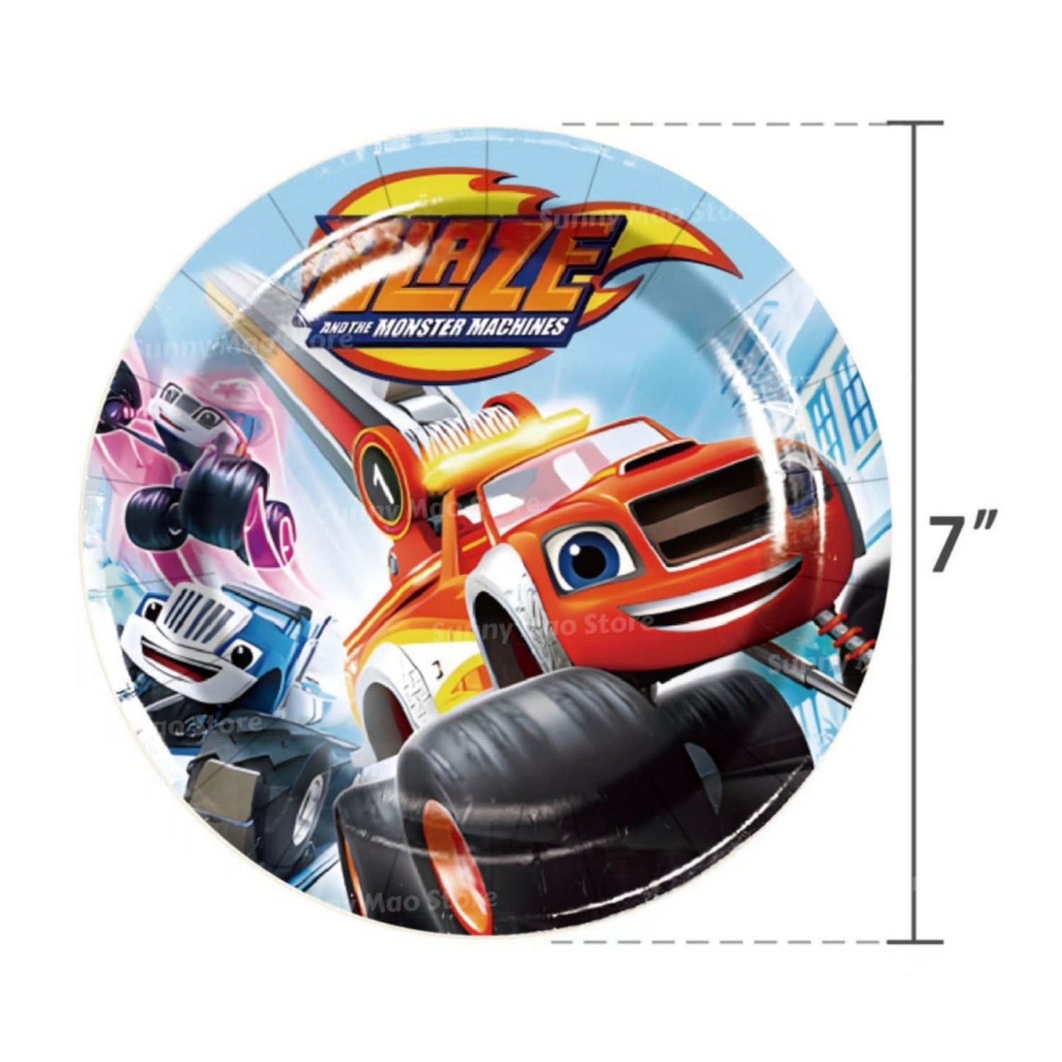 Blaze Monster Birthday Decorat - Foil Transfer Machine recensie en prijs