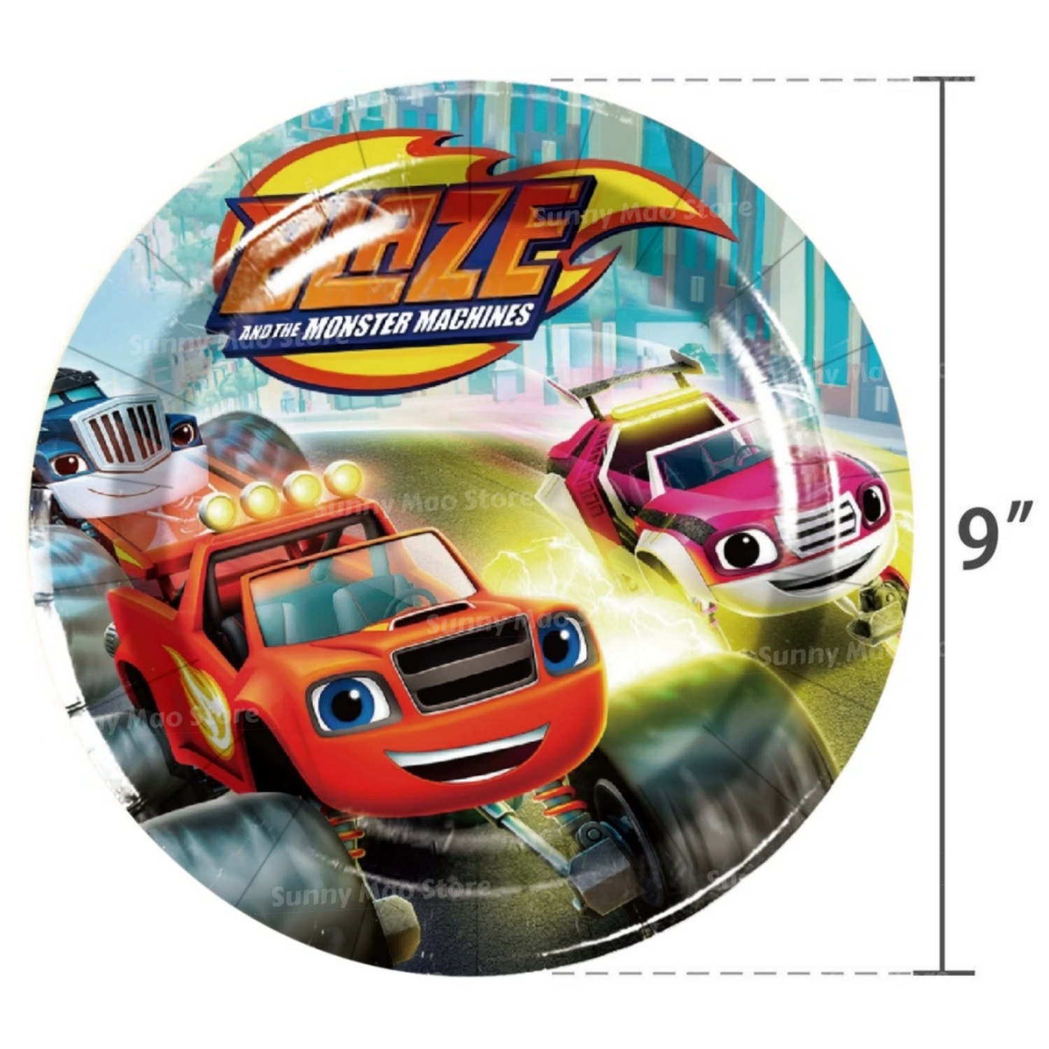 Blaze Monster Birthday Decorat - Foil Transfer Machine recensie en prijs