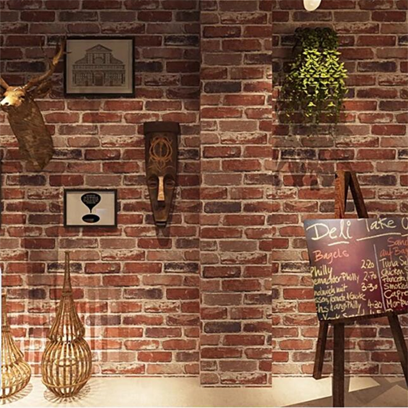 Vintage Red Brick Wallpaper Se - Commercial Printing Ink recensie en prijs
