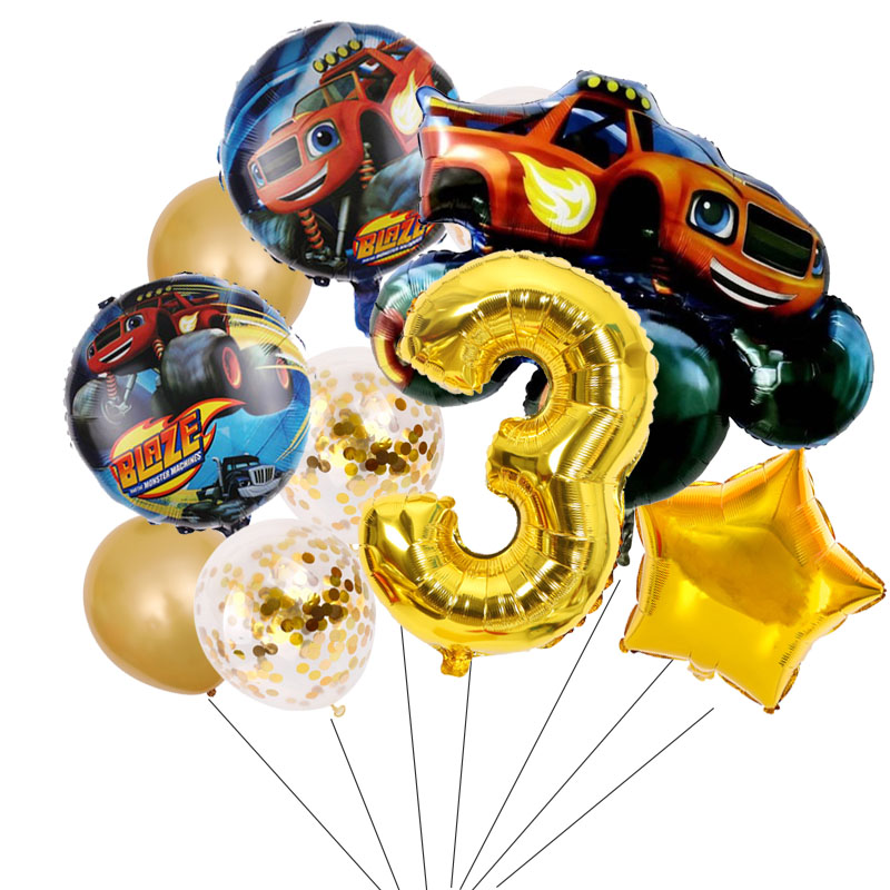 Large Blaze Car Monster Balloo - Foil Transfer Machine recensie en prijs