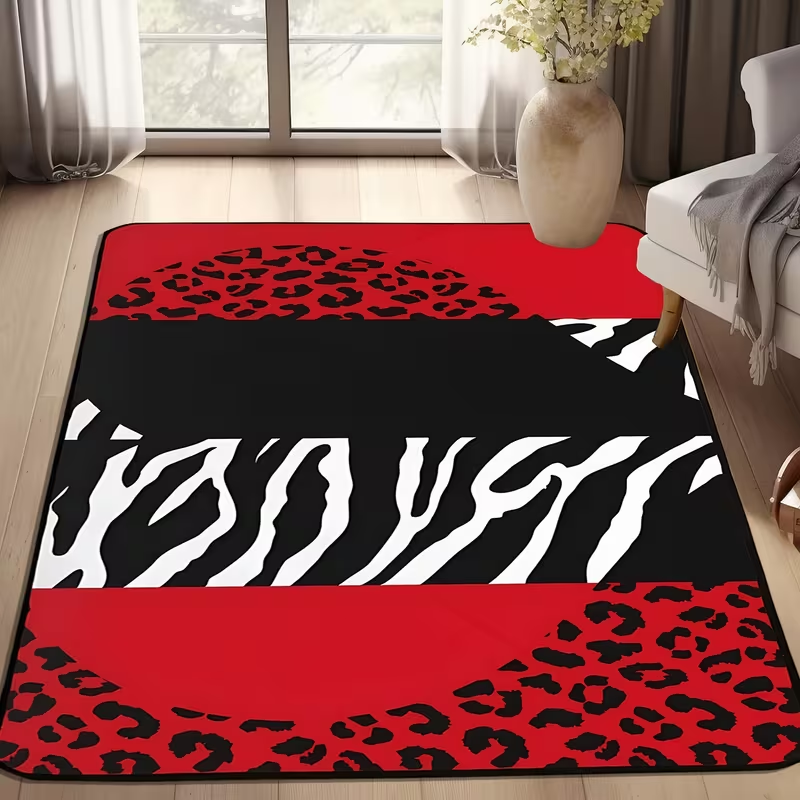 Pink Leopard Zebra Print Rug M - Commercial Printing Format recensie en prijs