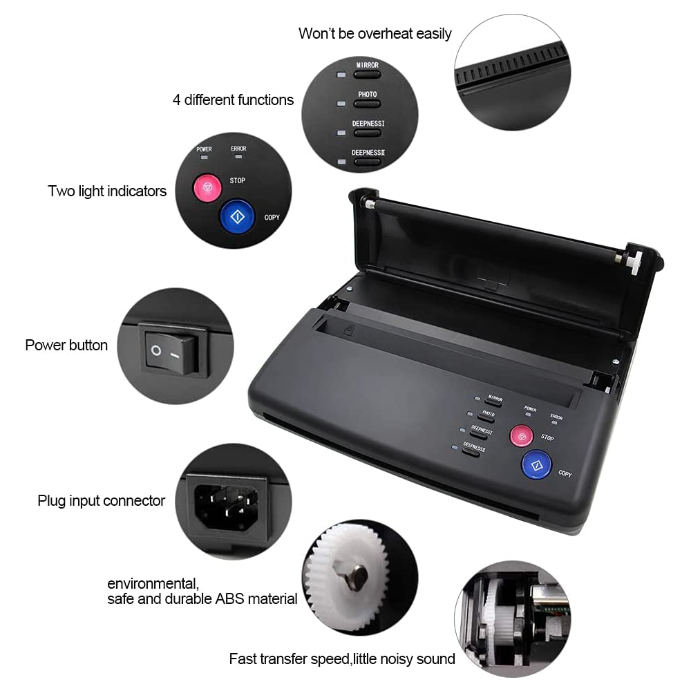 Tattoo Transfer Machine Stenci - Commercial Photo Printer recensie en prijs