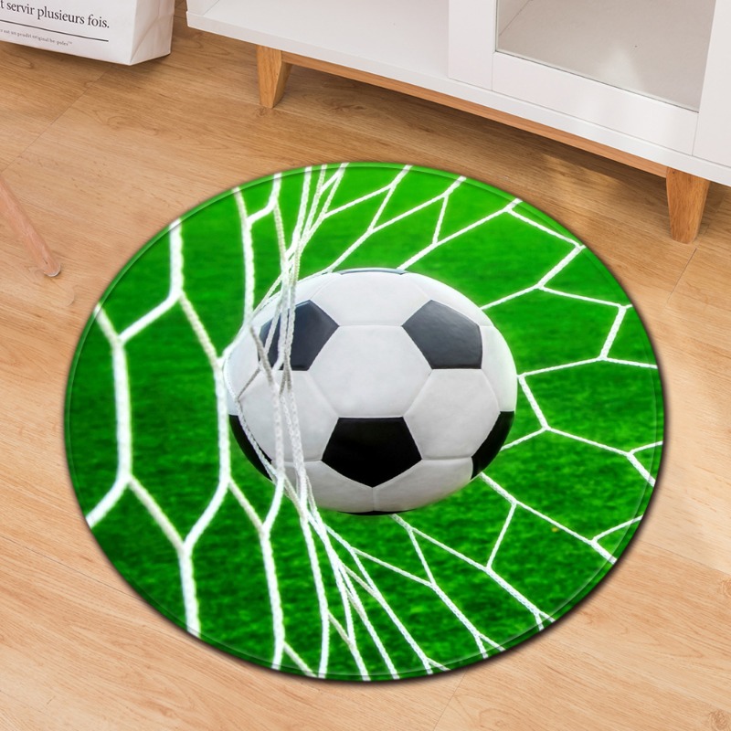 Soccer Theme Round Carpet Spor - Commercial Printing Machine recensie en prijs