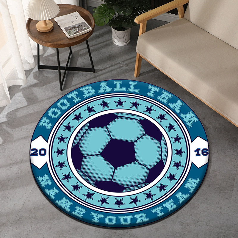 Soccer Theme Round Carpet Spor - Commercial Printing Machine recensie en prijs