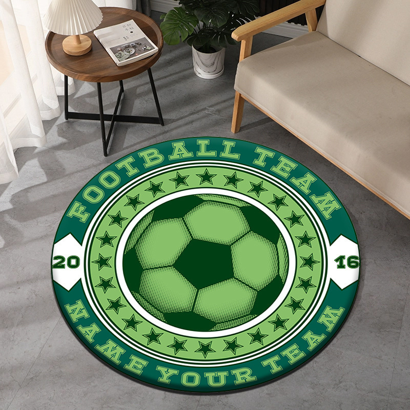 Soccer Theme Round Carpet Spor - Commercial Printing Machine recensie en prijs