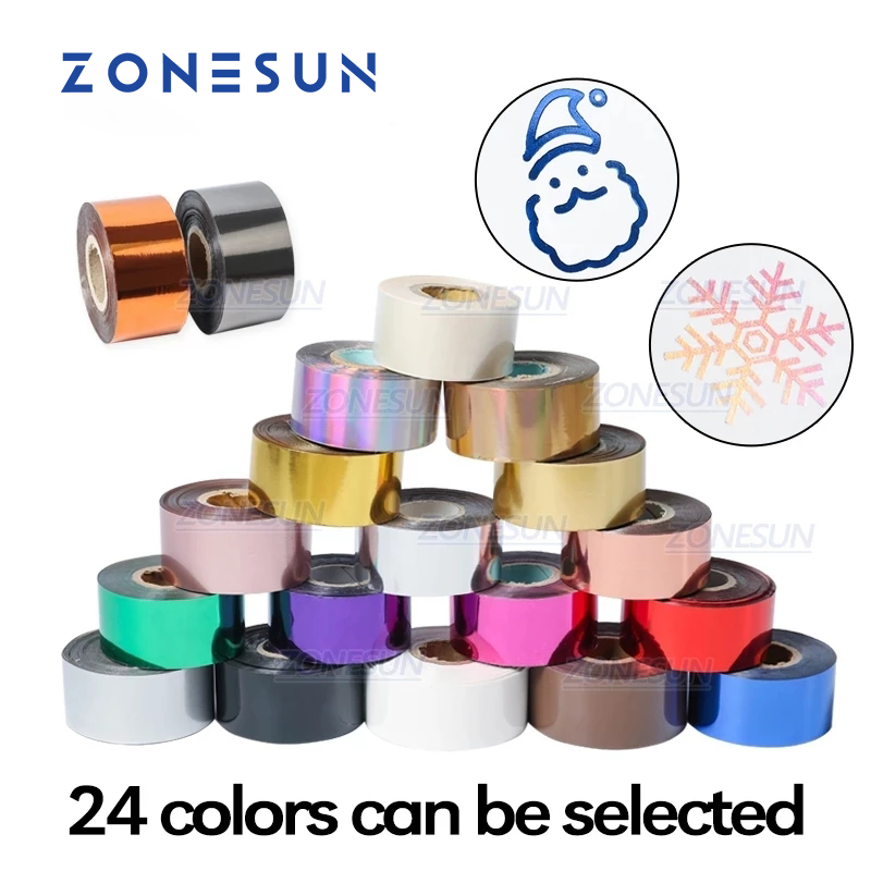 ZONESUN 3/4/5cm Gold Silver Bl - Foil Transfer Machine recensie en prijs