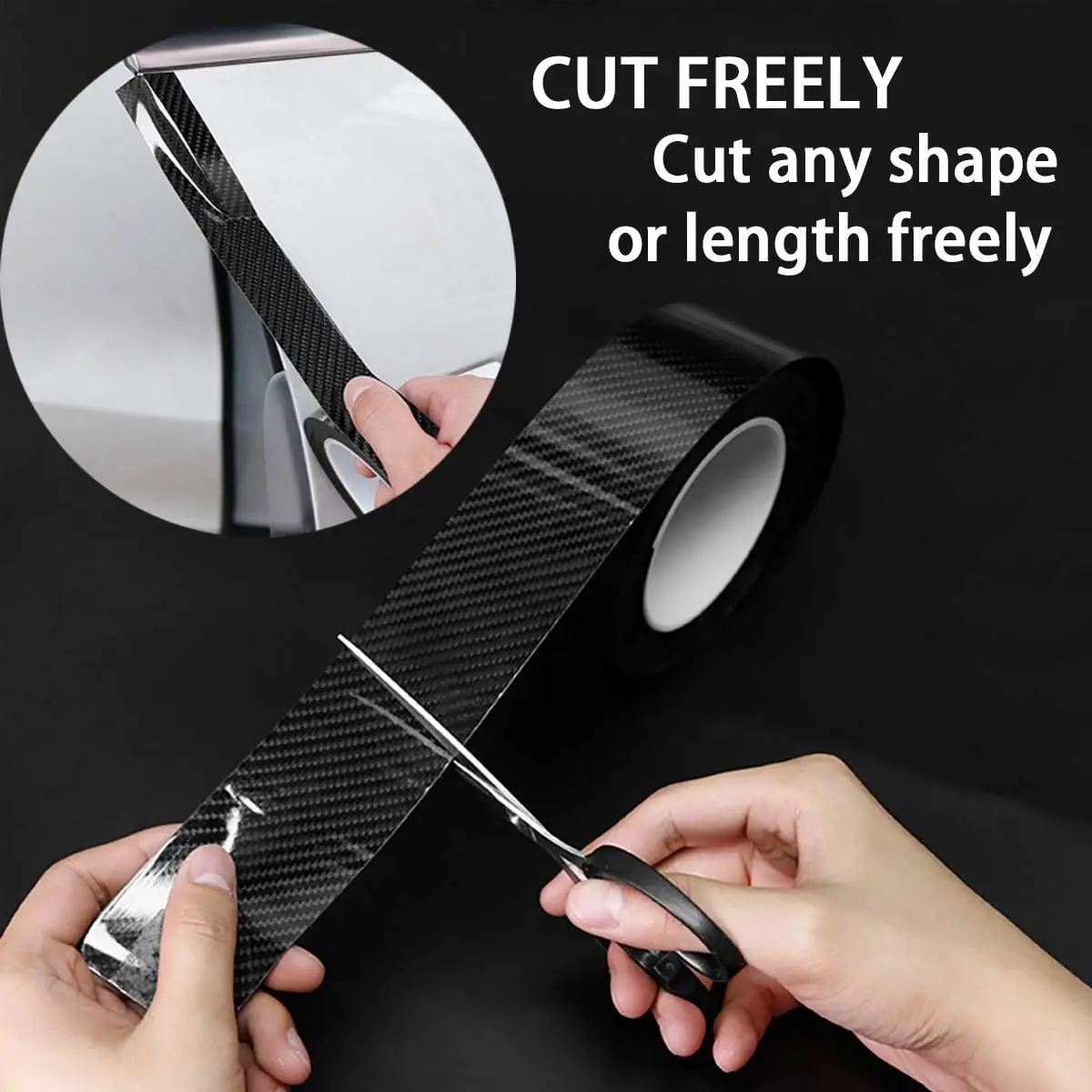 Carbon Fiber Car 3D Tape Stick - Heat Transfer Vinyl Roll recensie en prijs