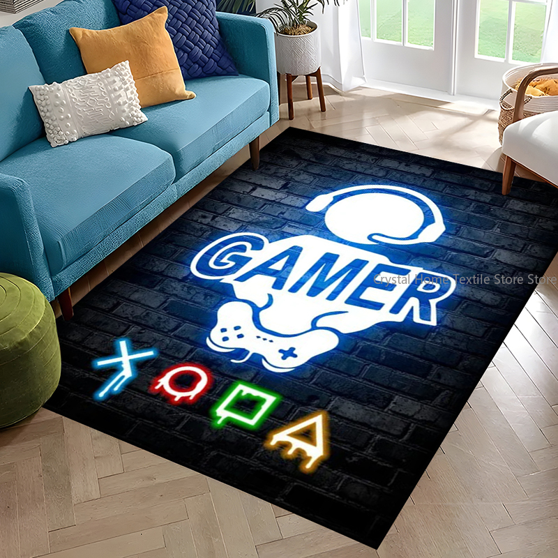 Gaming Neon Game Printed Rugs  - Commercial Printing Format recensie en prijs