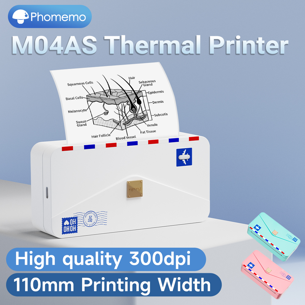 110mm Phomemo M04AS Portable P - Commercial Photo Printer recensie en prijs