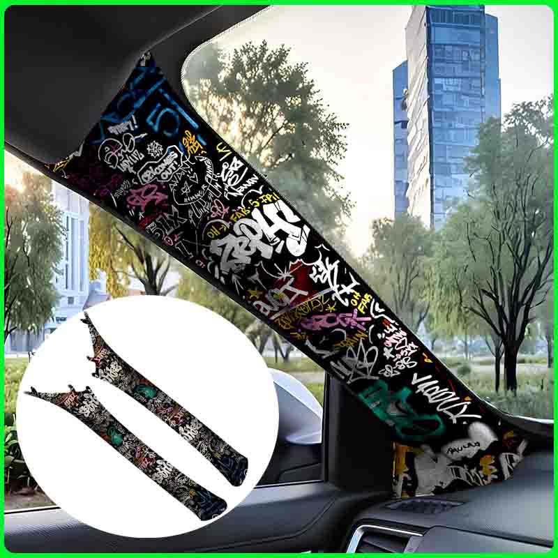 Graffiti Pattern Car Interior  - Embroidery Digitizing Software recensie en prijs
