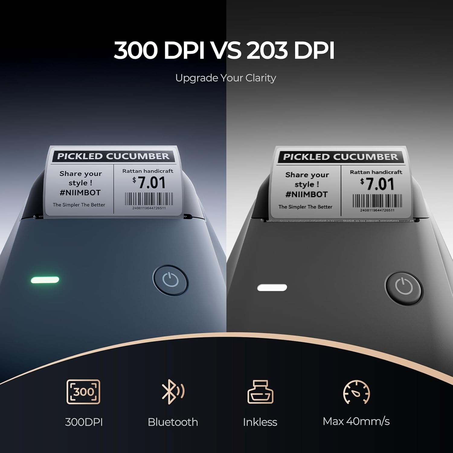 300DPI HD NIIMBOT B1Pro Mini L - Commercial Photo Printer recensie en prijs
